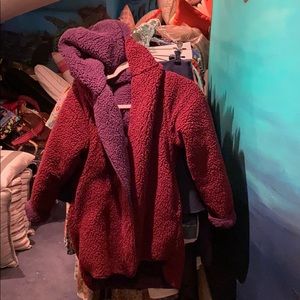 Urban Outfitters Hooded Teddy Jacket